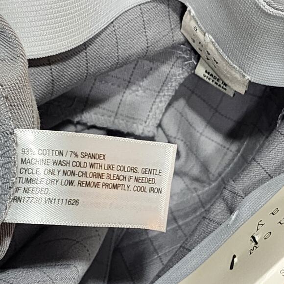 A New Day Skinny Ankle Pants High Rise Gray Stretchy Pull On Size 16 R - Picture 9 of 12